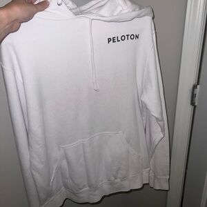 Peloton Men's White Hoodie